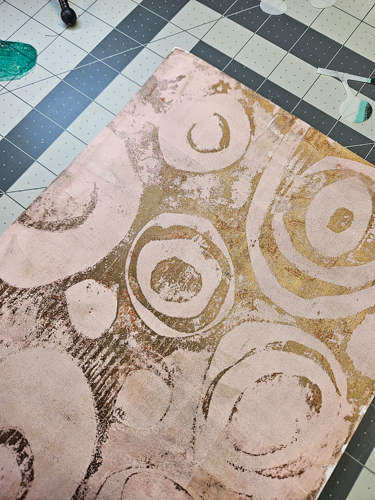 Pink and Bronze Bundle: (2) 8x10 Cardstock Paper